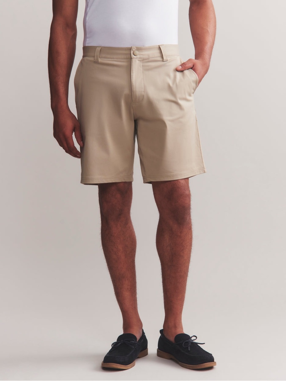Rhone Commuter 9” Shorts Khaki Men’s Size 36 Performance Golf